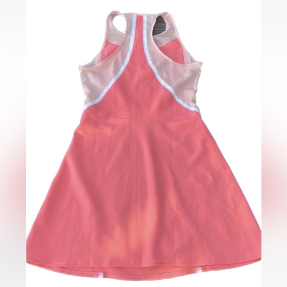 👋NWOT Adidas by Stella McCartney Barricade Dress Australia Open 2016 Coral - Picture 6 of 13